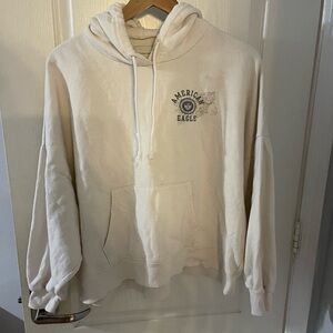 American Eagle Outfitters Off-White Hoodie for Men